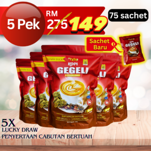 5 PEK KOPI GEGELI